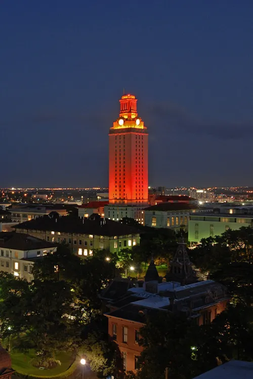 UT Austin Tower and Campus